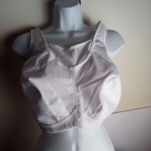 GLAMORISE White Sports Bra SIZE 36 J New